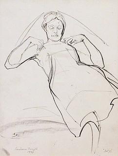 Reclined Figural Drawing 