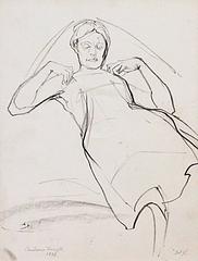 Reclined Figural Drawing